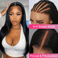 Upgrade Pre Cut 6X5 Lace Glueless Straight HD Lace Wear Go Closure Wig With Pre-plucked Edges