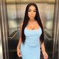 Megalook 28 inch Thick From Top To End 250% Density Wig 13X4 Transparent Lace Frontal Wig