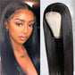 Megalook Lace Closure Wigs Human Hair Wigs 18 inch Lace Wigs Pre Plucked Hairline with Baby Hair