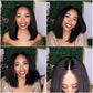 Megalook Bogo Free Thin V Part Wig Bob Human Hair Wigs Without Leave Out