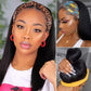 Affordable Headband Wig Non-Lace Straight Human Hair Wig